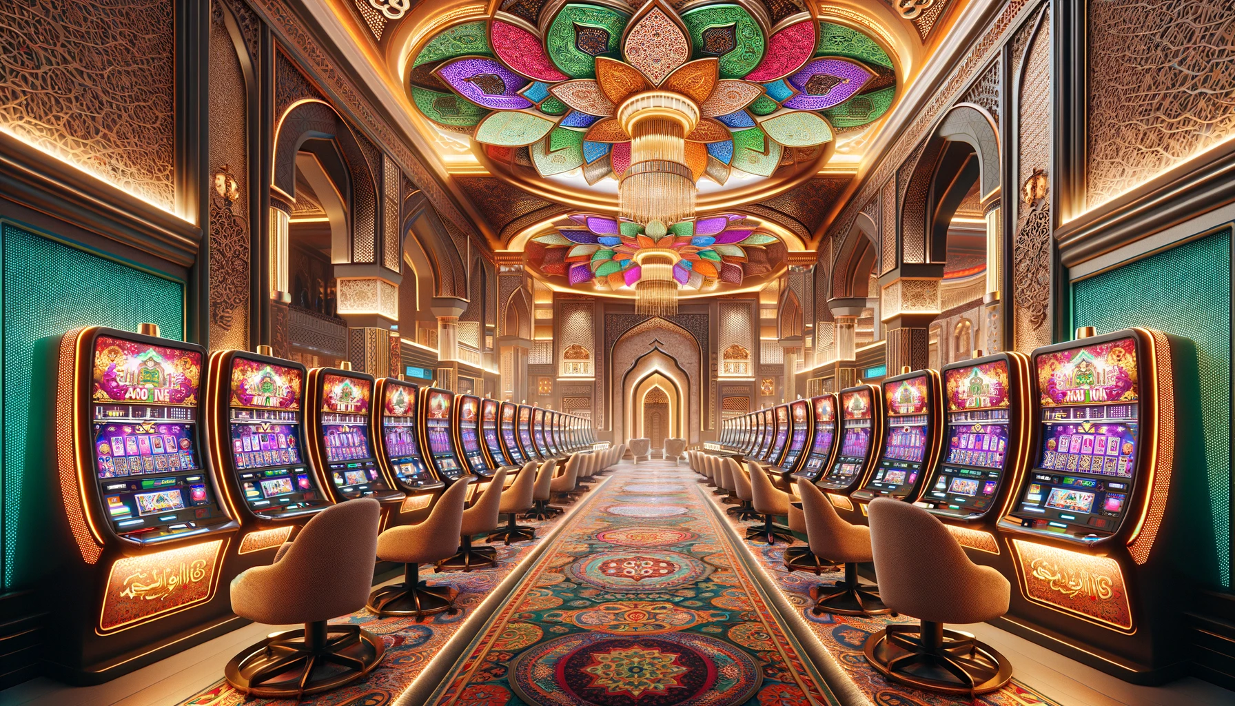 Arabian casino atmosphere